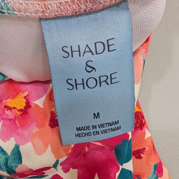 Shade&Shore Bathing Suit Floral Romantic Whimsy Playful Resort Cruise - Size M - Picture 5 of 7
